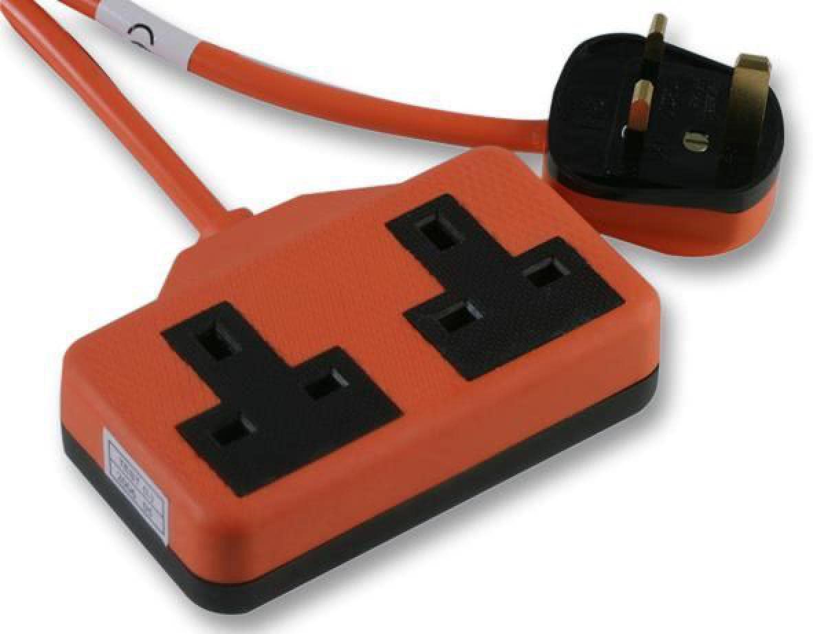 Pro Elec ? Gumowane tworzywo sztuczne przedłużenie obszaru obiektu, pomarańczowy, 10 m prowadnica
