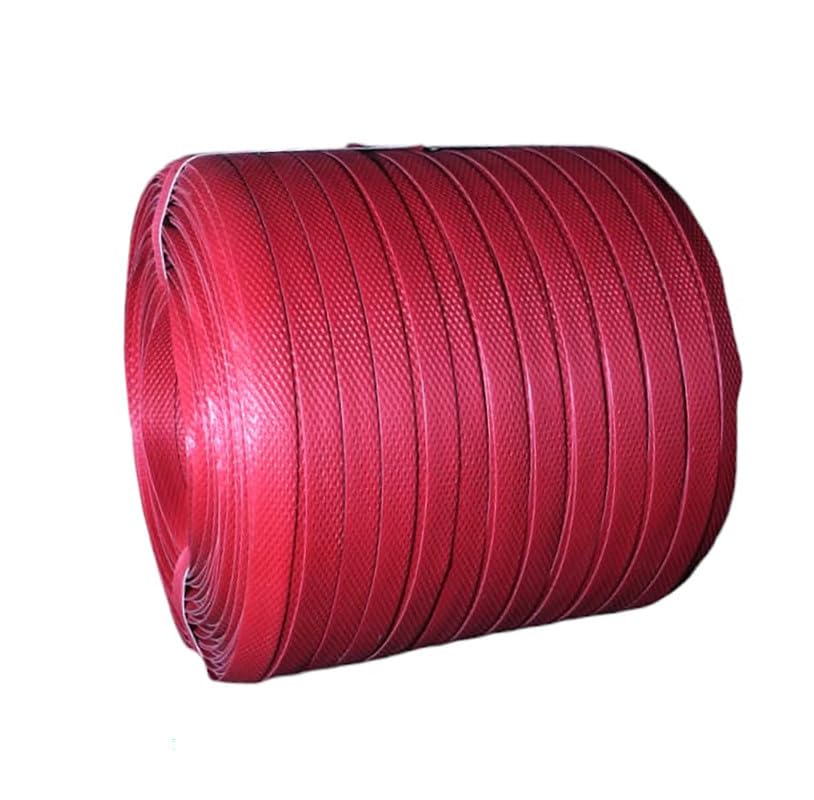 Polypropylene Packing Strap | Packing Roll Fully flexible & Highly strong | PP rolls for Packaging | Red | 2KG | 12mm