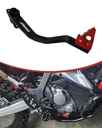 Motorcycle Rear Brake Pedal Foldable Foot Brake Lever For Most 49-125cc XR CRF CR PW And CHINESE Dirt Pit Bike, RED -  JFG RACING, N131900262