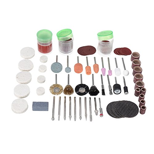 EsportsMJJ 164Pcs 1/8 Zoll Schaft Rotationswerkzeug Zubehör Set Polier Schneiden Schleif Meißel Für Dremel