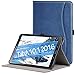 Ztotop Case for Samsung Galaxy Tab A 10.1(2016 NO S Pen Version) - Leather Folio Cover for Samsung 10.1 Inch Tablet SM-T580 T585 with Auto Wake/Sleep and Card Slots, Multiple Viewing Angles,Navy Blue