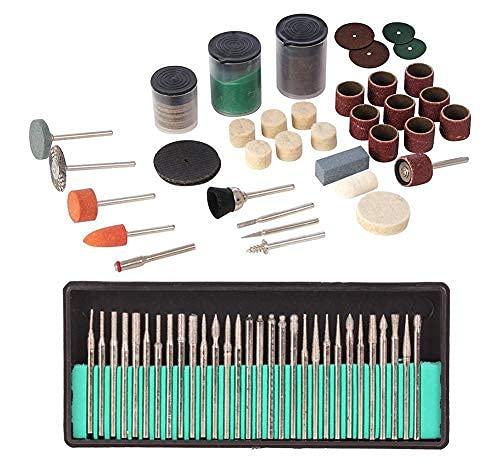 Tools.shop 105PC Rotary Tool Accessories Kit Mini Drill Bit Set with 3.2mm Mandrel in Electric Drill with 30pc Diamond Burrs Bur Bit Set Diameter Rotary Tool Drill Bit Ceramics Glass (B09GS66Z19) Amazon Price History, Amazon Price Tracker