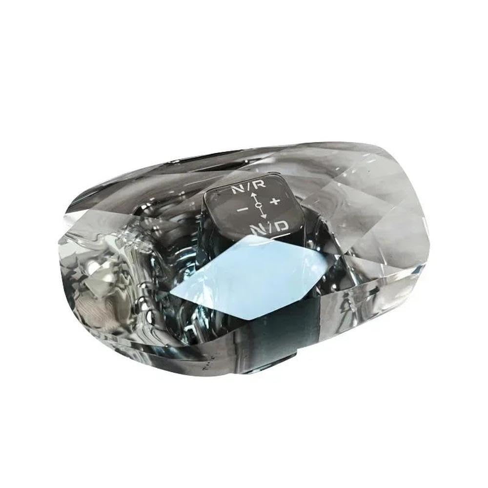 HYASDBWE for Geely for Monjaro for Manjaro Kx11 2021 2022 2023 Car Crystal Gear Lever Modification Car Gear Shift Handball Gear Shifter Parts(Diamond Shaped)