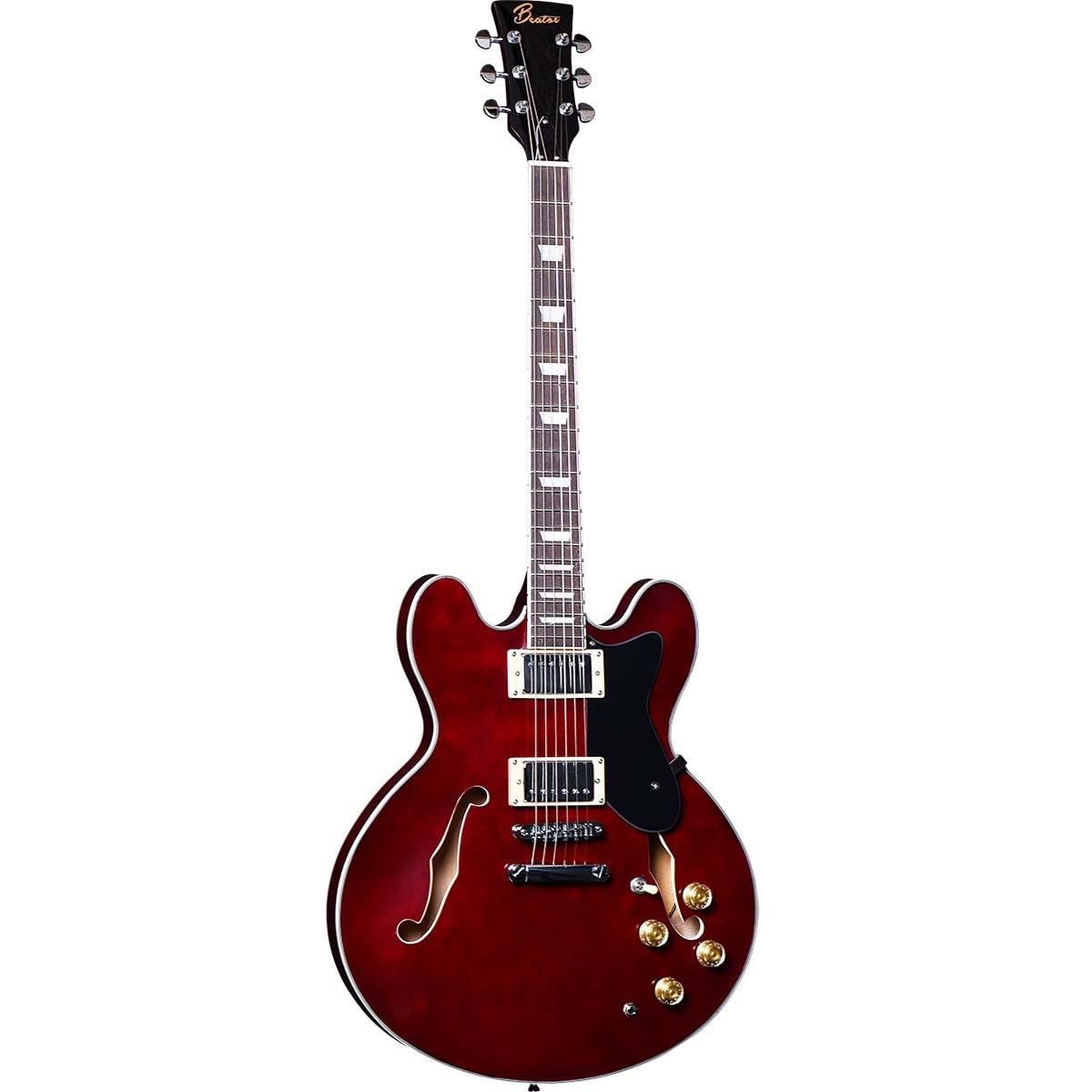 Beaton Graceful WR - Chitarra elettrica, colore: bordeaux