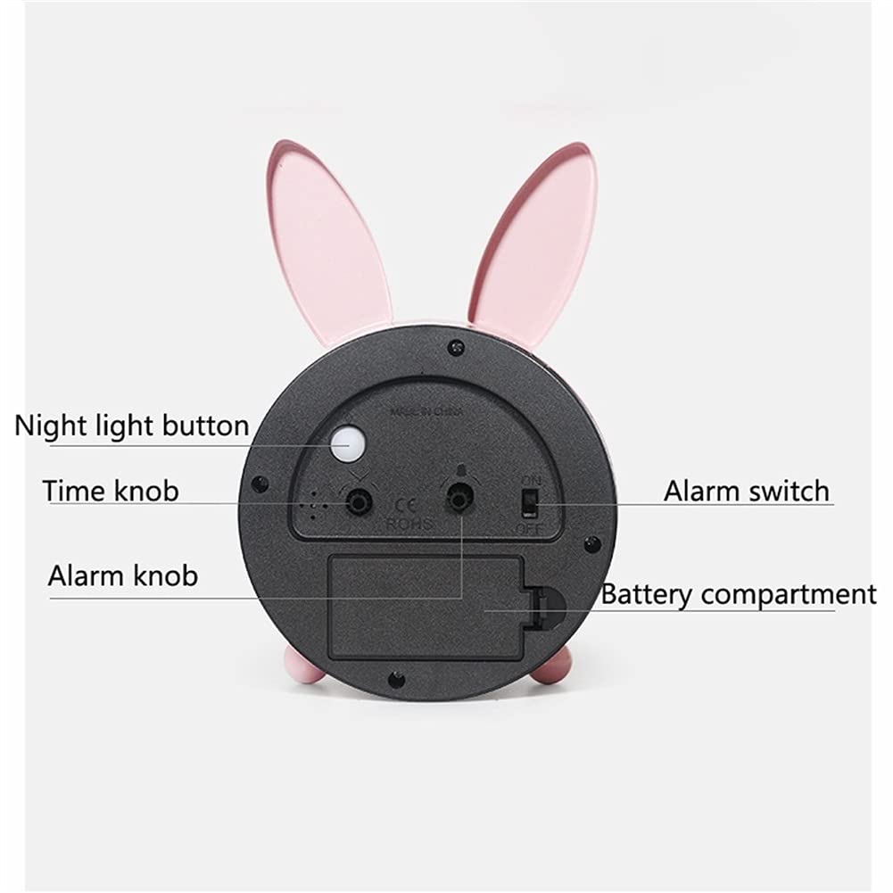 budzik Metalowa skorupa Mały budzik Miękkie światło Night Light Studio Sypialnia Mute Alarm Watch Specjalny Zegar Wózensu High Volion alarm(F)