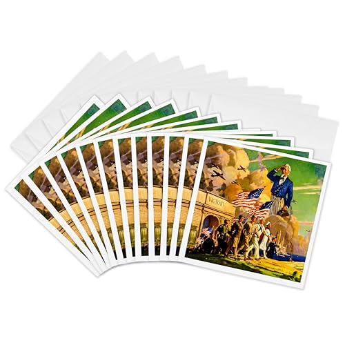 Cartes de vœux Patriotique Américain Oncle Sam, cadeau idéal pour historiens