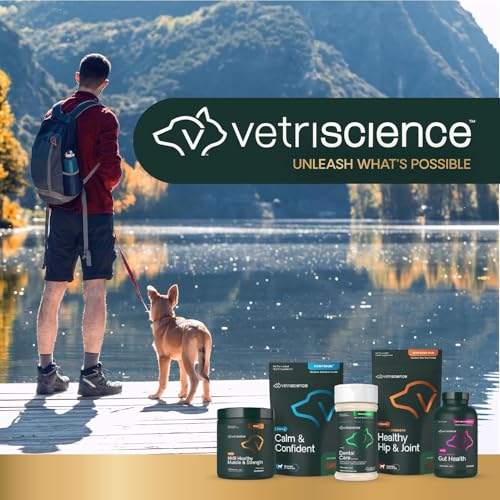 Image of VetriScience Dental Care Powder for Dogs & Cats - Helps Reduce Plaque & Tartar Buildup, Clean Teeth & Fresher Breath, Clinically Tested, Vet-Formulated Oral Supplement, 4.2 oz - 2 Pack