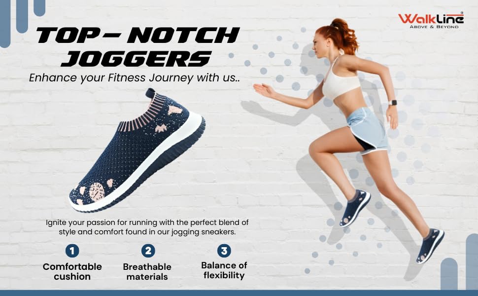 Image of WalkLine GK Gym Shoes for Women Casuals for Women | Everyday Basic Sneakers for Women | Comfortable & Lightweight, Running Sneaker for Ladies & Girls Extra Comfortable Sole
