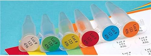 Diversified Biotech Tough-Spots SPOT-2200 - Etiqueta láser de polivinilo, 12 pulgada de diámetro, color verde (paquete de 3840)