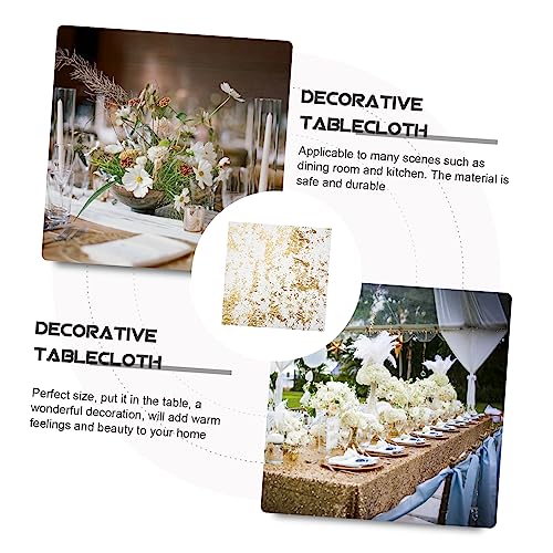 Nappe rectangulaire pour fête de mariage Cabilock lot de 2 - 6