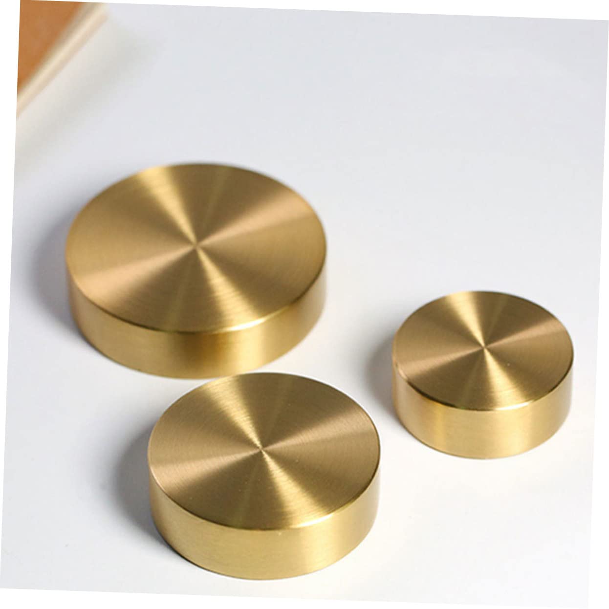 Operitacx 3st Briefbeschwerer Aus Messing Papiergewichte Schwer Schreibtisch-briefbeschwerer Für Männer Tintenstift Dekorative Briefbeschwerer Kalligraphie-briefbeschwerer Papierdekor Golden