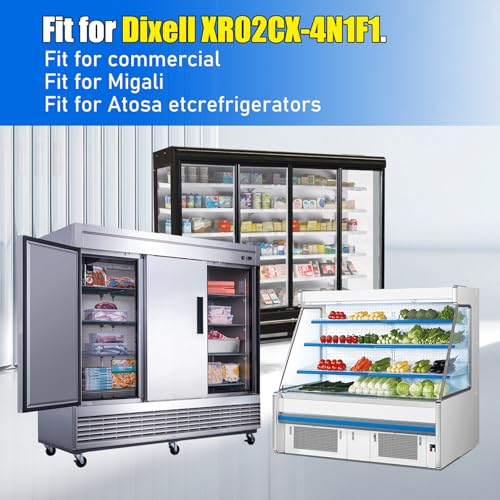 XR02CX-4N1F1 Temperature Controller Replacement for Dixell Temperature Controller, for 120V 50-60hz Commercial Refrigerators/Freezer, with Temperature Sensor Probes & Clasp by WFhuaye - Image 3
