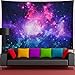 Amtoodopin Galaxy Tapestry Purple Starry Night Tapestry 3D Cosmic Space Tapestry Mystic Stars Tapestry Wall Hanging Psychedelic Hippie Tapestry for Ceiling Living Room Dorm Decor
