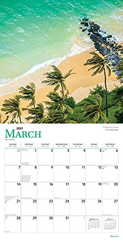 Beaches 2021 Calendar