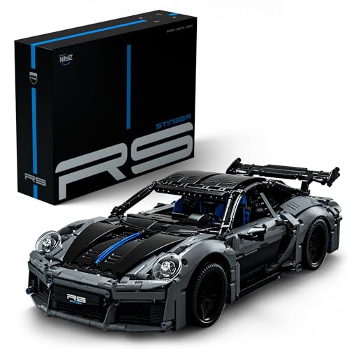 Image of Nifeliz Sports Car Stinger RS Model Toy, Collectible Building Toy for Adults, Display Model Set and Gift for Car Enthusiasts (2,362 PCS, NF10328)