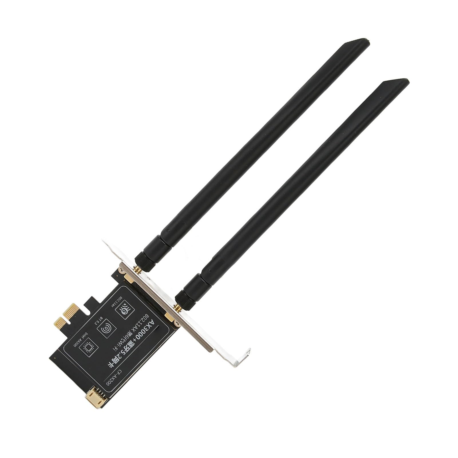 Scheda WiFi 6 PCIe AX3000Mbps Doppia Antenna Adattatore Wireless PCIe BT5.2 per Giochi Desktop per PC