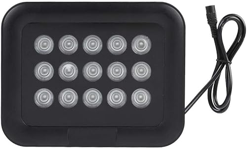 Miniatura 7 de Tangxi 20 ~ 492.1 ft/65.6 ~ 492.1ft IR infrarrojo 8 ~ 90 ° ajustable 15pcs luz infrarroja LED IP65 visión nocturna incorporada sensor de luz LED