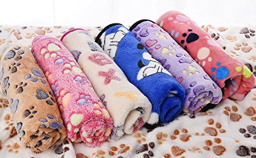 Miniatura 6 de iNNEXT - Manta para cachorros para mascotas, tamaño pequeño, gato, cama suave y cálida para dormir, manta suave para perro, gato, cachorro, gatito,