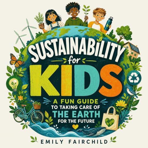 『Sustainability for Kids: A Fun Guide to Taking Care of the Earth for the Future』のカバーアート