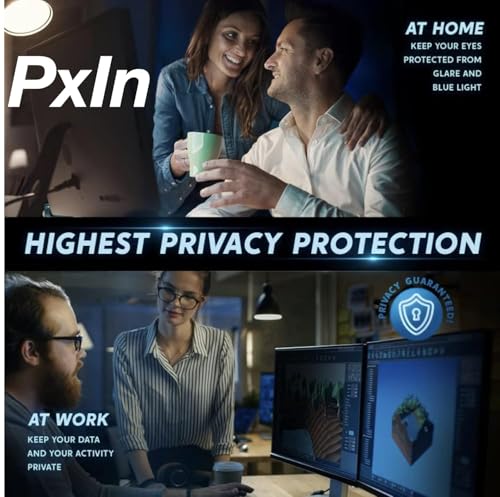 Image of PxIn Microsoft Surface Laptop studio 14.4 Inches Privacy Screen Filter - NO Eye Strain | Anti-Blue Light + Anti-Glare | No Dry Eyes | Privacy Screen Protector | Touch Screen Enabled