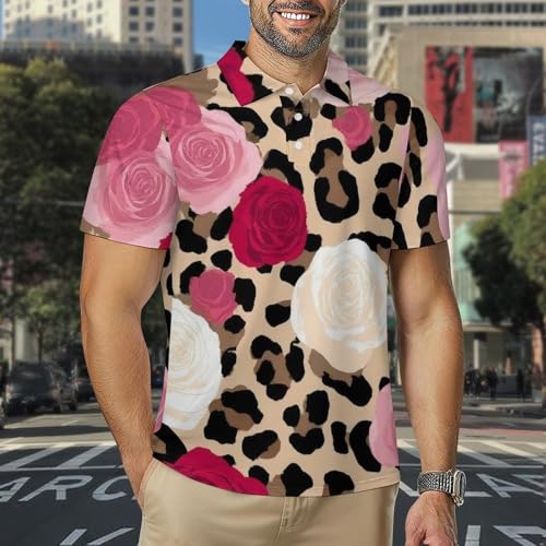 Casual Button T Shirt Moisture Wicking Tee Summer Quick Dry Polo Shirts Fot Men2