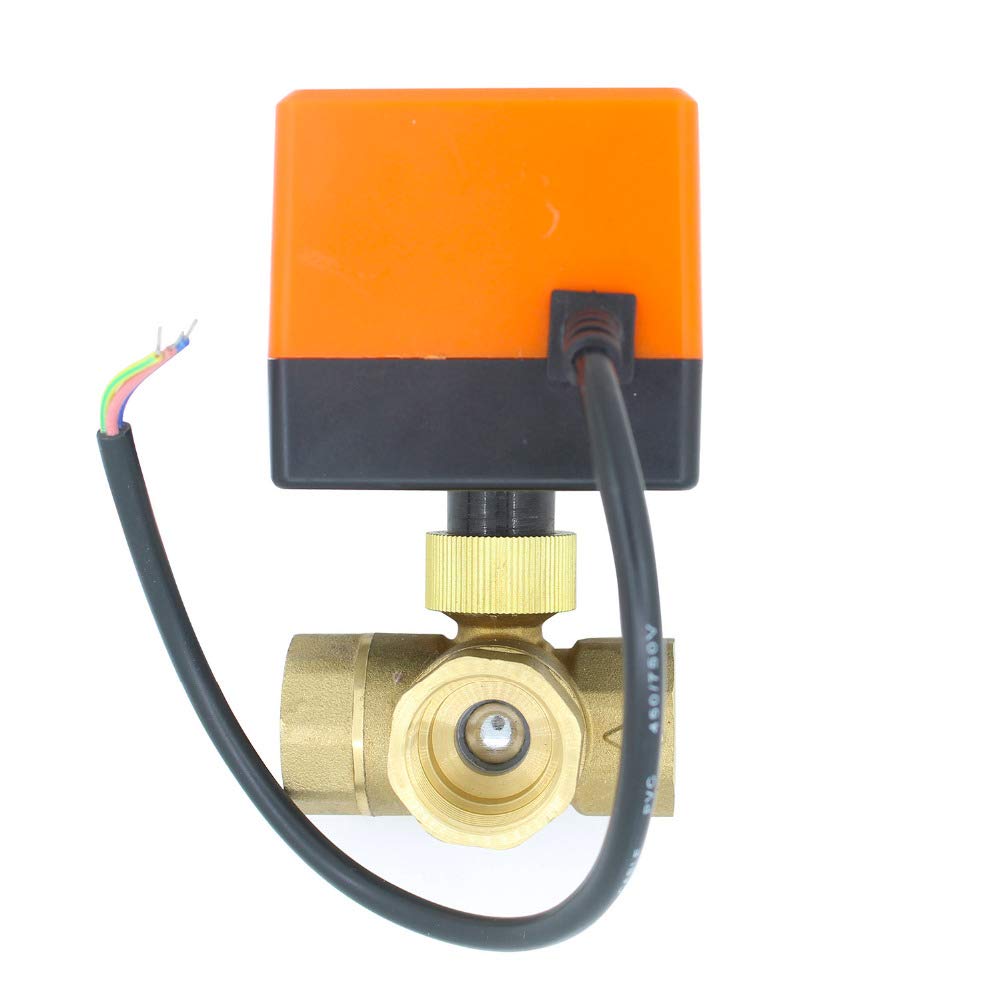 Buy Mercury_Group Electric Valve, 3/4 Inch AC220V DC24V DC12V 3 Way