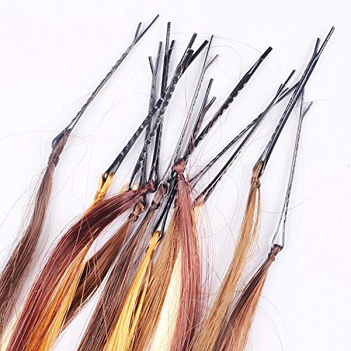 Image of Air Flow Natural Looing Realistic Black Hair Extension Long Hair Silky With Free Wig Comb (Rainbow Feather)