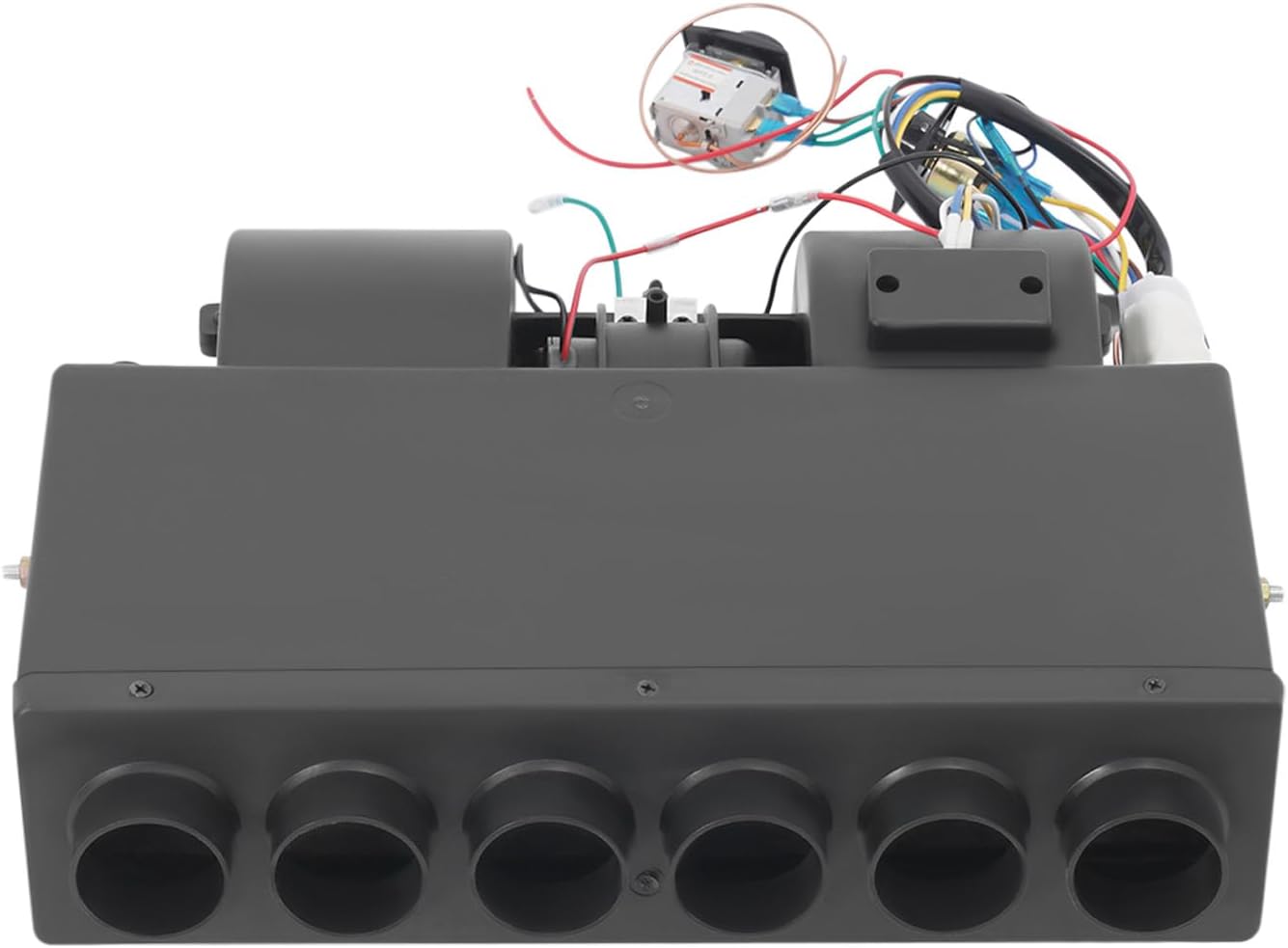 Universal Air Conditioner Evaporator & Heater Combo, 80W Dual Use HVAC Unit with 3640kcal/H Cooling & 3114kcal/H Heating for Truck Van RV Bus (24V)