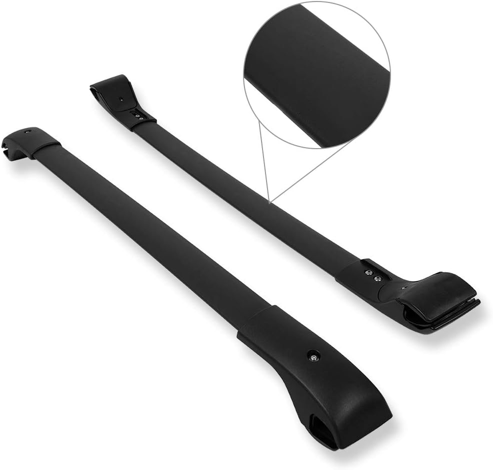 SCITOO Roof Rack Cross Bars Fit for Subaru Ascent 2019 2020 2021 2023 2024 2025 Aluminum Black 165LBS Load Capacity