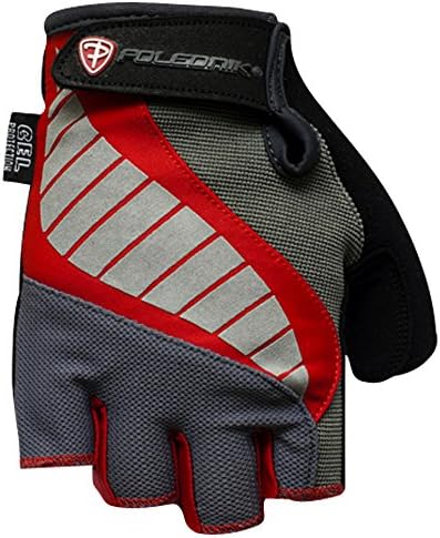 Cycling Bike Bicycle Microfiber Gel Padded Half Finger Fingerless Gloves Men or Women