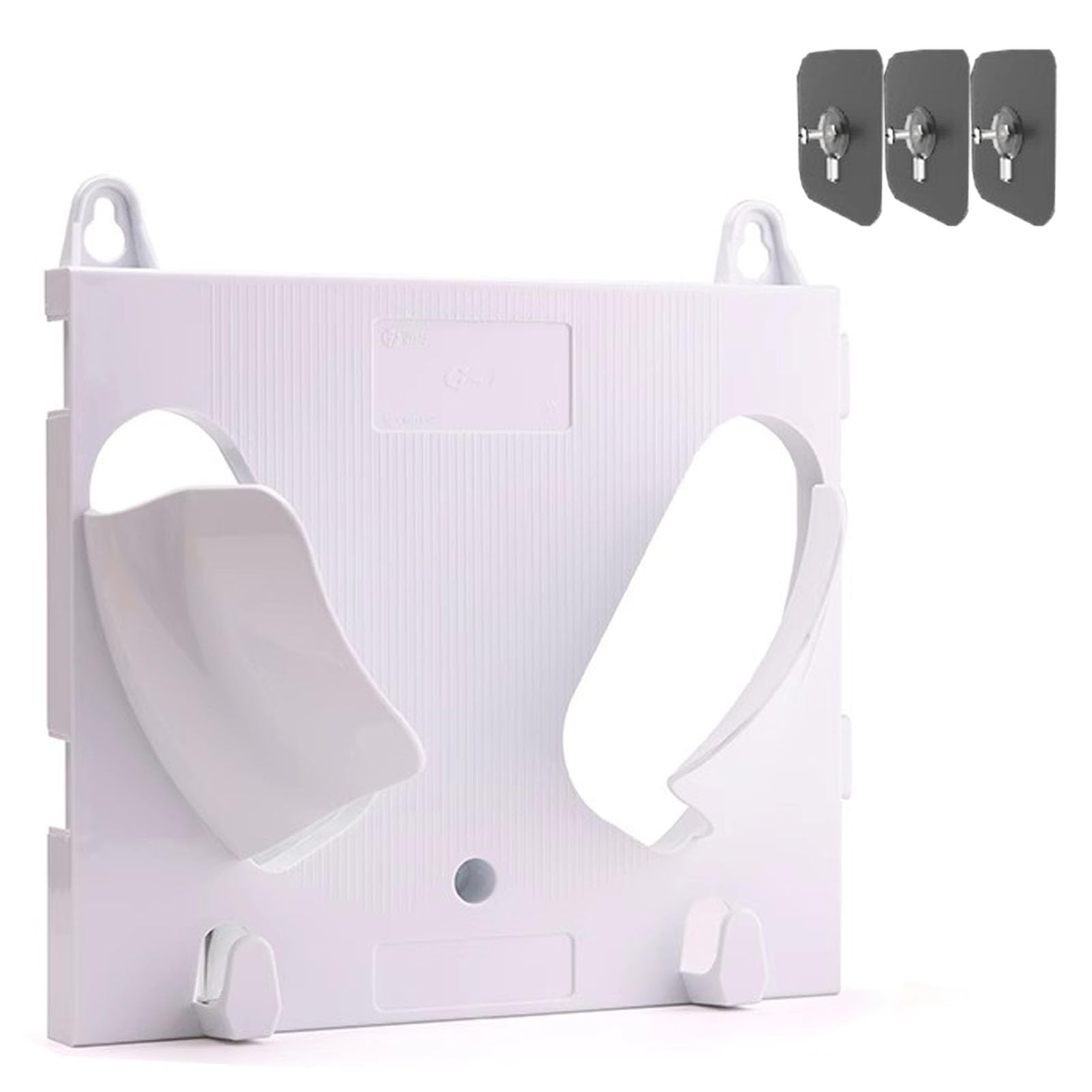 Soporte para Casco de Seguridad Soporte Empalmable para Casco Sin Taladrar, Organizador para Casco de Construcción, Soporte para Casco para Oficina en Casa, Ahorra Espacio(White,20pcs)