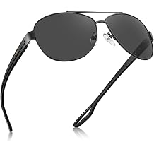 CARFIA Lightweight Retro Pilot Sunglasses for Women Polarized UV Protection, Trendy Outdoor Driving Lady Sunnies Metal Frame