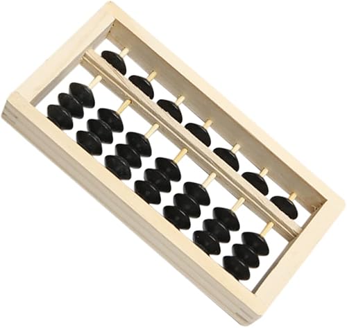 BESTOYARD Foto Props 1pc Pequeño Ábaco Madera Japón Niño Madera Abacus Decoración