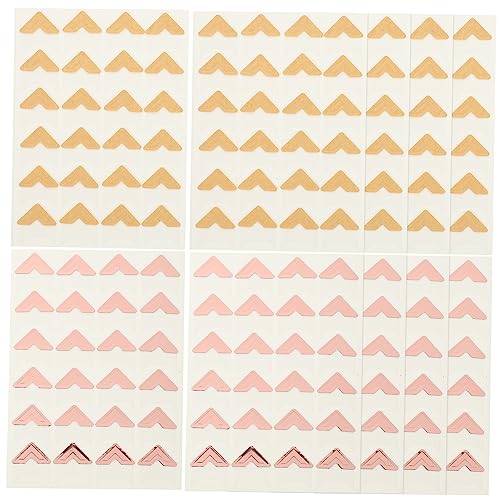Gogogmee Photo Album Small Decor 10 Sheets of Photo Corners Strong Hold for DIY Projects