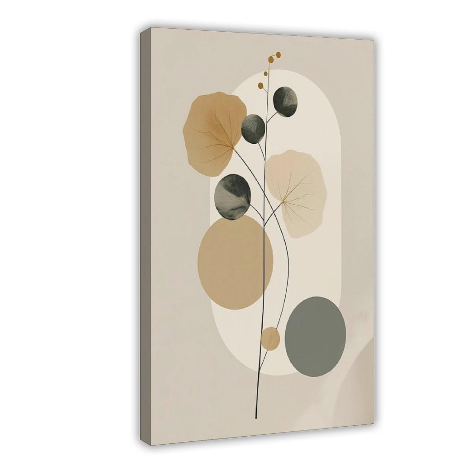 Bareronor Scandinavian Living Room Decoration Canvas Poster Bedroom Decor Landscape Office Room Decor Gift 12" L X 18" W