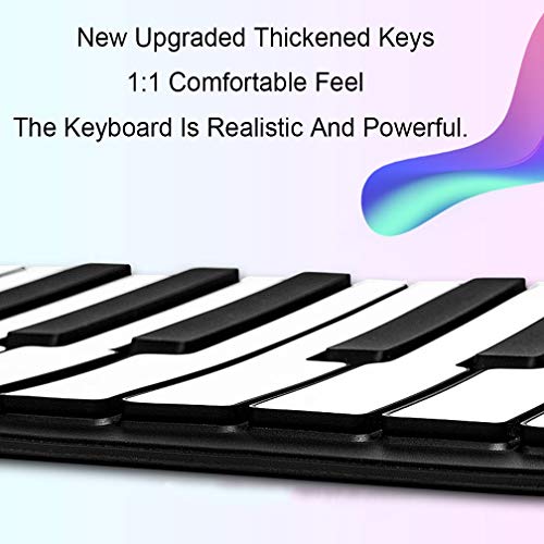 XMZWD Piano Roll Up Pliable, Débutant Hand Roll Piano 88 Clavier Épaississement Version Professionnelle Portable… - Les Beatles, Paul McCartney, John Lennon, RIngo Starr, George Harrison XMZWD Piano Roll Up Pliable, Débutant Hand Roll Piano 88 Clavier Épaississement Version Professionnelle Portable… – Image 7