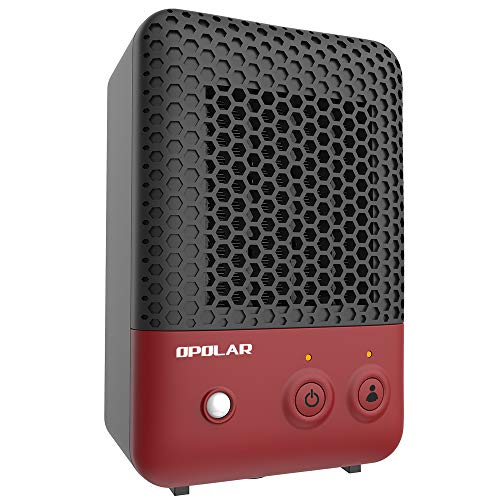 Small Electric Portable Space Heater, 600 Watt Ceramic Small Heater with Smart Infrared