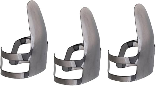 yibuy Silber Metall Finger Picks Plektrum Set fA r Gitarre StA ck yibuy Silber Metall Finger Picks Plektrum Set fA r Gitarre StA ck