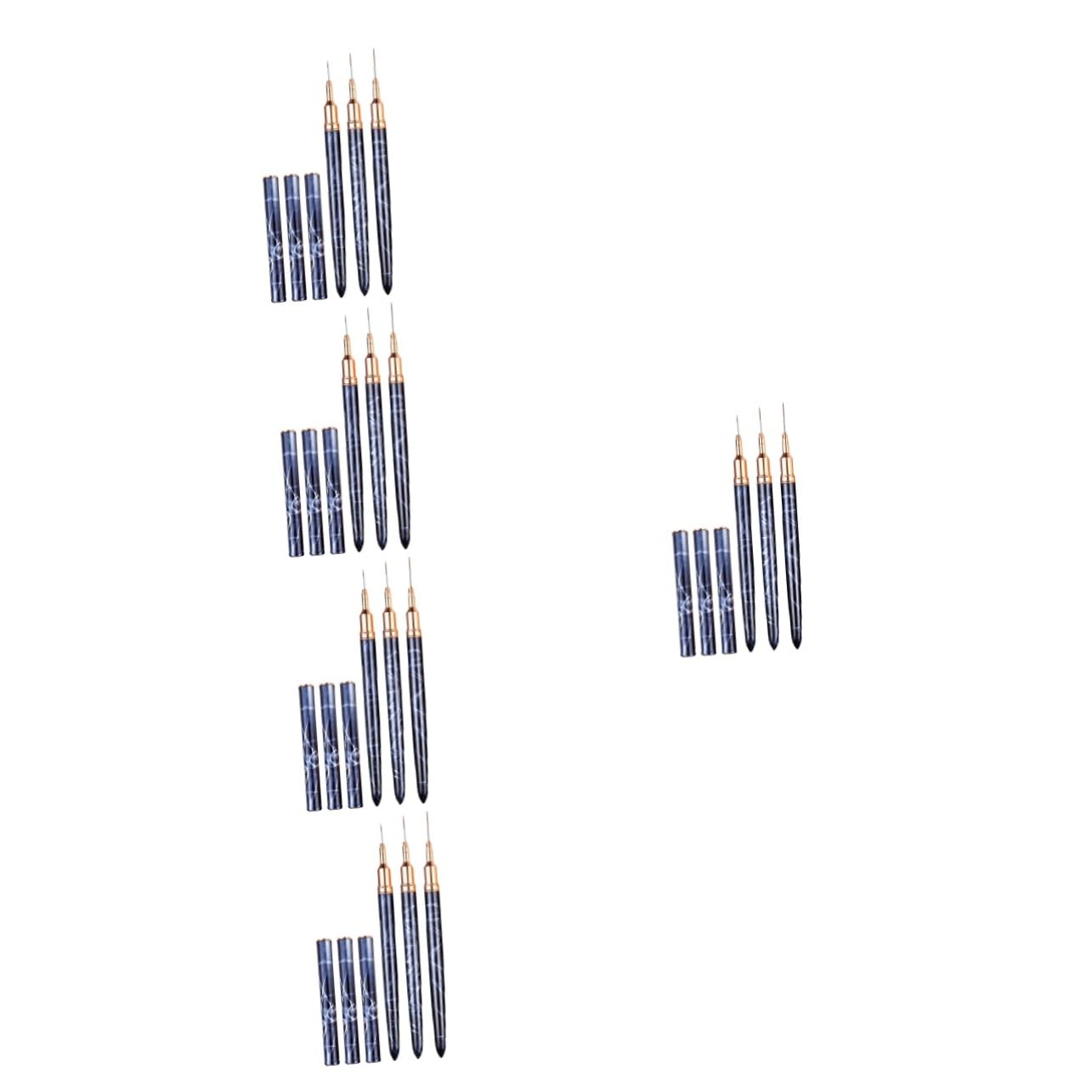 Healvian 15pezzi Pennelli Per Nail Art Professionale Liner Brush Per Disegni e Decorazioni Unghie Pennelli Per Pittura e Disegno Unghie Elegante e Facile Da Usare Per Estetiste e