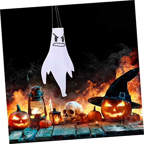 STOBAZA 1Pc Biruta Fantasma Decorações Ao Ar Livre Peru Peru Pendurado Biruta Presente Decorações As