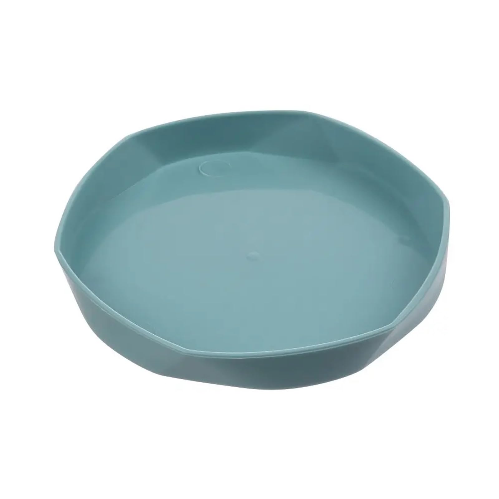 GIUPLOKID Plastic Drip Trays, Plastic Plant Saucers Drip Trays Multicolor 11cm 14.5cm for Indoor Outdoor(Blue-14.5cm)