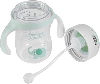 Hohopeti Copo De Aprendizagem Copo De Palha Para Bebê Copo De Palha Portátil Para Beber Copos Com Canudinho Para Bebê Copo De Treinamento Para Beber Copo De Palha Para Bebê Copo De Água