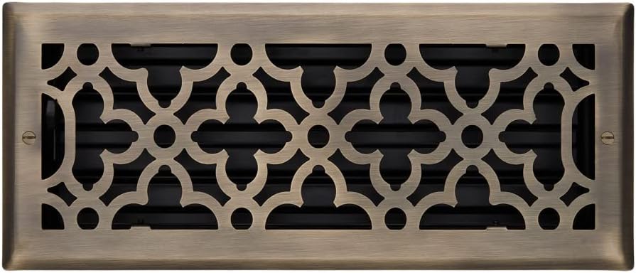 Signature Hardware 445769 Ballas Steel Wall Register - 4" x 12"