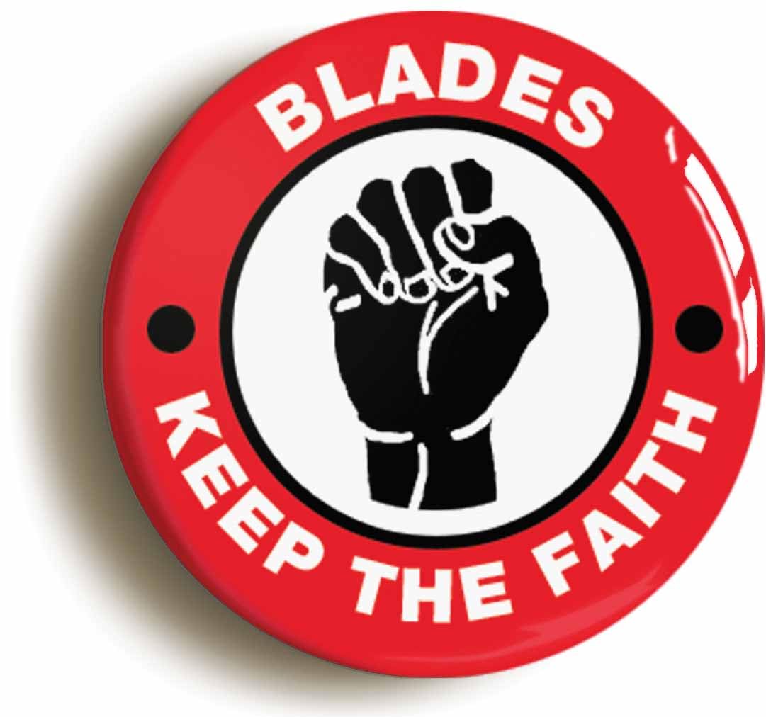 Blades Keep The Faith Northern Soul Fridge Magnet (Circular 2inch / 50mm Diameter)
