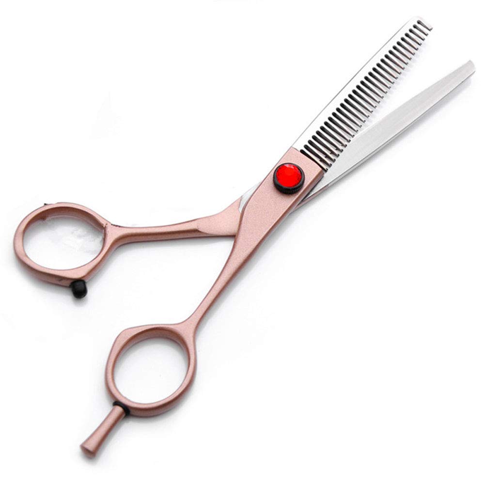 Forbici Professionali per Capelli in Acciaio Giapponese da 6 Pollici in Oro Rosa, Forbici da Barbiere, Forbici per Sfoltire, Set di Forbici da Parrucchiere, Oro Rosa, 6 Pollici