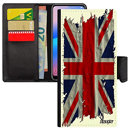 Housse Union Jack Redmi Note 9 Pro étui portefeuille anglais idéal pour vos voyages et sorties