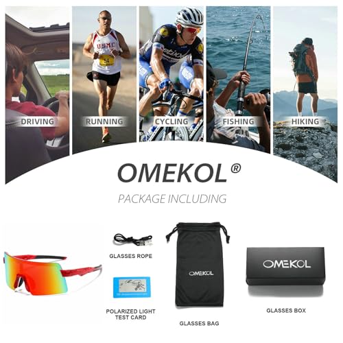 Image of Two Sizes For Adults and Youth Polarized Sunglasses Men Women Outdoor Sport Baseball Glasses UV400 Cycling Eyewear