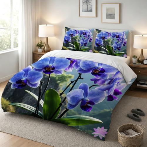 Parure de lit 160x200 luxe en microfibre douce avec fermeture éclair cachée - 4