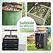 Compost Aerator Tool Turner and Mixing Tool for Outdoor Compost Tumbler Bins Bags, Composting Accessories