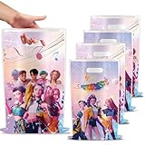 Format pratique pour bonbons et petits cadeaux Chaque sac cadeau anniversaire enfant mesure environ 17 × 25 cm, offrant suffisamment d’espace pour des sachets de bonbons, friandises, biscuits, petits jouets ou surprises. Un format adapté pour les sacs à bonbons, sachets cadeaux et pochettes anniversaire enfant.